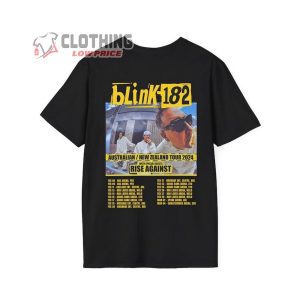 Blink-182 Aus And Nz Tour 2024 Shirt, Blink 182 T-Shirt