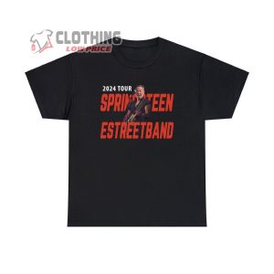 Bruce Springsteen E street Band 2024 Tour Unisex Merch, Springsteen Fans Gift Shirt, Bruce Springsteen Band 2024 Concert T-Shirt