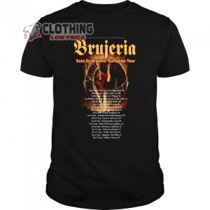 Brujeria Band Merch, Brujeria Tour 2024 Shirt, Brujeria Tour Dates Setlist 2024 T-Shirt