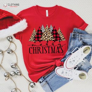 Buffalo Plaid Christmas T Shirt Merry Christmas Shirt 3