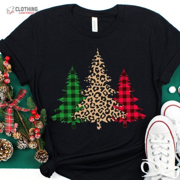 Buffalo Plaid Christmas T-Shirt, Merry Christmas Shirt, Christmas Family Shirt