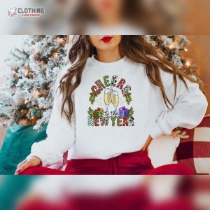 Cheers To The New Year Shirt, 2023 Happy New Year Sweatshirt, Happy New Year Shirt