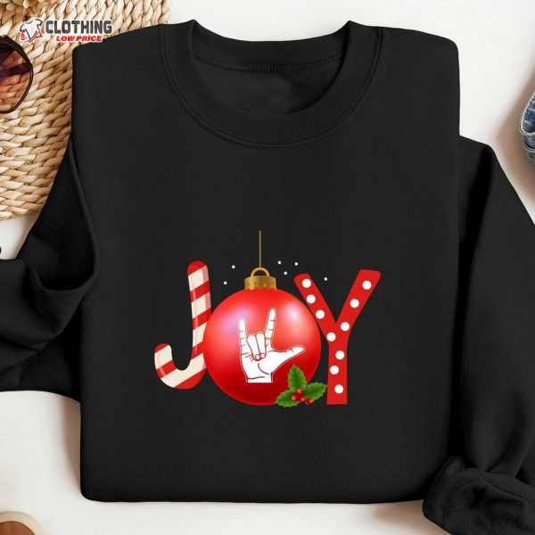 Christmas Shirt, American Sign Language Deaf Christmas Shirt