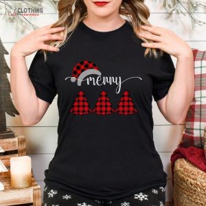 Christmas Shirt Buffalo Plaid Tshirt Or Pajama Top Family Shirts For Christma 3