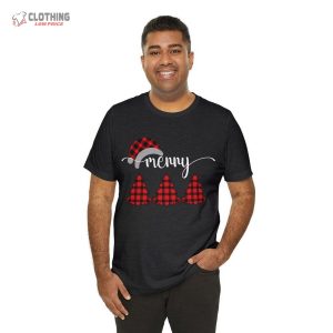 Christmas Shirt Buffalo Plaid Tshirt Or Pajama Top Family Shirts For Christma