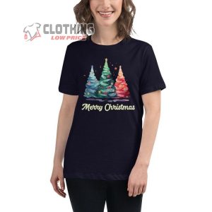 Christmas Tree T-Shirt, Cute Christmas Tee, Christmas Tree, Christmas Shirt, Happy Christmas Day Gift For Family