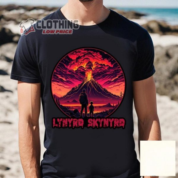 Circle View Eruption Lynyrd Skynyrd Vintage Unisex Hoodie, Lynyrd Skynyrd Tour 2024 Sweatshirt, Lynyrd Skynyrd Band 2024 Live Concert T-Shirt, Love Lynyrd Skynyrd Tee Shirt