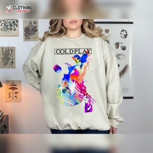 Coldplay Music Band Sweatshirt, Retro Coldplay Hoodie, Coldplay Shirt For Fans