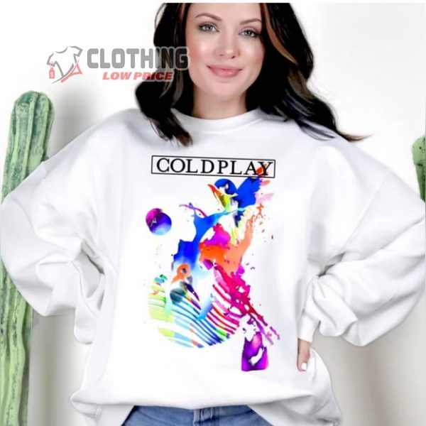 Coldplay Music Band Sweatshirt, Retro Coldplay Hoodie, Coldplay Merch, Coldplay Fan Gift