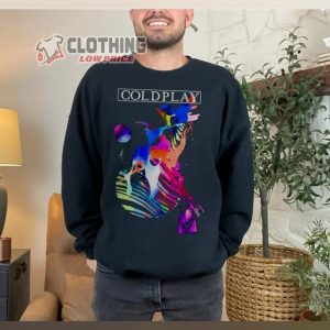Coldplay Music Band Sweatshirt Retro Coldplay Hoodie Coldplay Merch Coldplay Fan Gif2