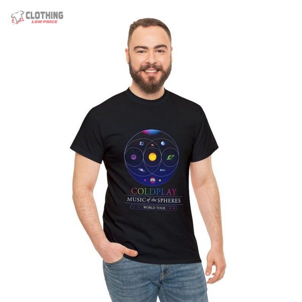 Coldplay Tshirt, Music Of The Spheres Tour 2023 2024 Shirt, Retro Coldplay, World Music Tour 2024 Gift For Fan