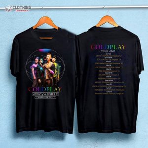 Coldplay World Tour 2023 Shirt, Coldplay Coldplay Music Of The Spheres Tour Shirt, Coldplay Band Fan Lovers Shirt, Coldplay Merch Graphic