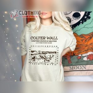 Colter Wall 2024 Tour Hoodie, Colter Wall Top Songs Shirt, Colter Wall Western Swing Sweatshirt For Fan
