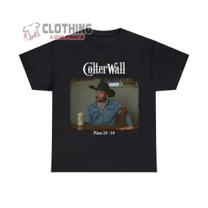 Colter Wall Tour Dates 2023 2024 Unisex TShirt 2024 Colter Wall Tour Setlist Shirt Colter Wall Concert Ticket Merch1