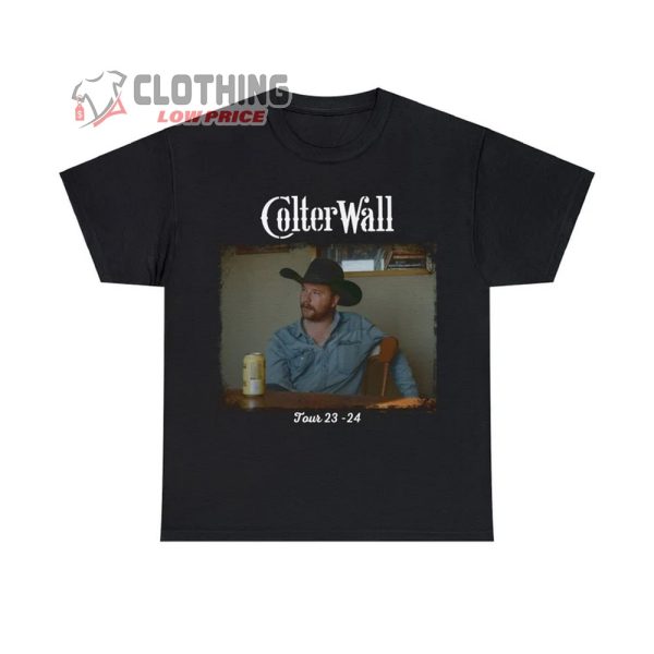 Colter Wall Tour Dates 2023 2024 Unisex TShirt, 2024 Colter Wall Tour Setlist Shirt, Colter Wall Concert Ticket Merch