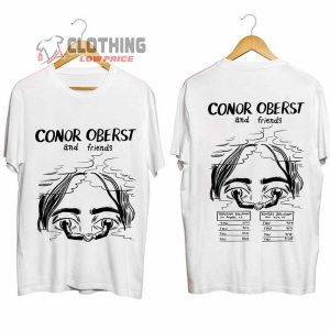 Conor Oberst And Friends 2024 Tour Merch Conor Oberst 2024 Concert Shirt Conor Oberst Fan Gift Shirt Conor Oberst Tour Dates 2024 T Shirt 1