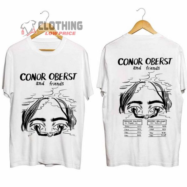 Conor Oberst And Friends 2024 Tour Merch, Conor Oberst 2024 Concert Shirt, Conor Oberst Fan Gift Shirt, Conor Oberst Tour Dates 2024 T-Shirt