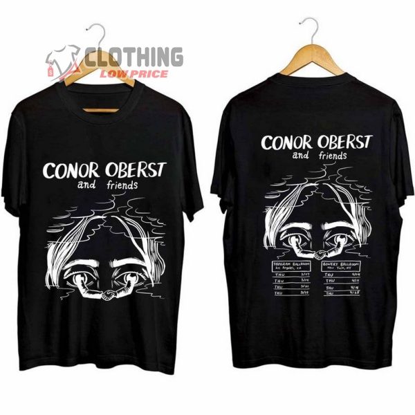 Conor Oberst And Friends 2024 Tour Merch, Conor Oberst 2024 Concert Shirt, Conor Oberst Fan Gift Shirt, Conor Oberst Tour Dates 2024 T-Shirt