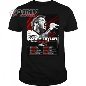 Corey Taylor CMF2 Tour 2024 Merch Corey Taylor Tour 2024 With Special Guests Des Rocs And Jigsaw Youth T Shirt