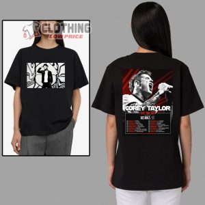 Corey Taylor Tour Dates 2024 Merch, Corey Taylor Fan Gifts, Des Rocs And Jigsaw Youth Shirt, CMF2 Tour 2024 T-Shirt
