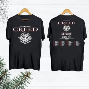 Creed 2024 Concert Shirt, Creed Band 2024 Tour Summer Of ’99 Tour Shirt, Creed Reunion Tour 2024 Merch