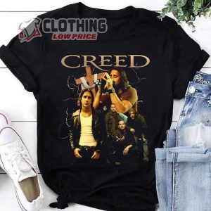 Creed Band Fan Gift Shirt, Creed 2024 Tour Shirt, Creed Band Merch Shirt, Creed Tour Tickets Merch