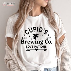 Cupid’S Brewing Co Valentine, Funny Valentines Day Shirts