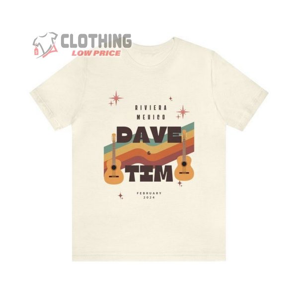 Dave Matthews And Tim Reynolds Riviera Mexico 2024 Unisex T-Shirt