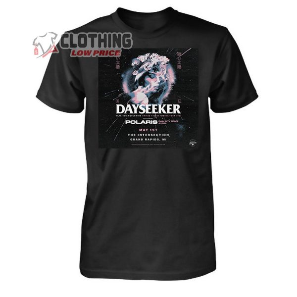 Dayseeker Tour 2024 Merch, Dayseeker Dark Sun Worldwide T-Shirt
