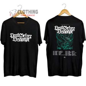 Death Before Dishonor Logo Merch, Death Before Dishonor Band Tour 2024 Shirt, Death Before Dishonor Tour Dates 2024 Tee, Death Before Dishonor Fan Gifts T-Shirt