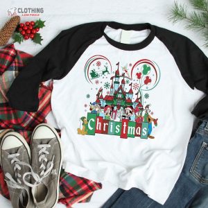 Disney Castle Christmas Long Sleeve Castle Family Shirts At Christmas