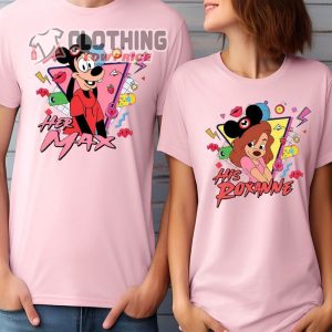 Disney Her Max And His Roxanne Couple Shirt Retro 90S A Goofy Movie Sweatshirt 1