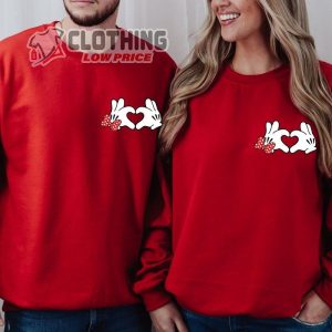 Disney Love Mickey And Minnie Love Sweatshirt Happy Valentines Day Shirt 3