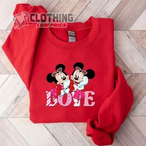 Disney Love Sweatshirt Disney Valentines Sweater Cute Valentines Sweater 1