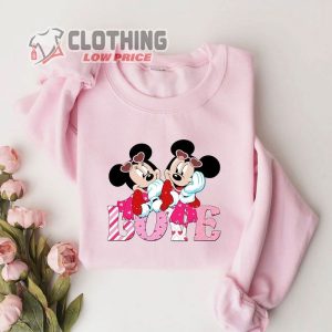 Disney Love Sweatshirt Disney Valentines Sweater Cute Valentines Sweater 4