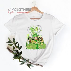 Disney Princess St Patricks Day T-Shirt, Disney Princess Shamrock Shirt, Saint Patrick’S Day Family Shirt, Saint Patrick’S Disney Gift