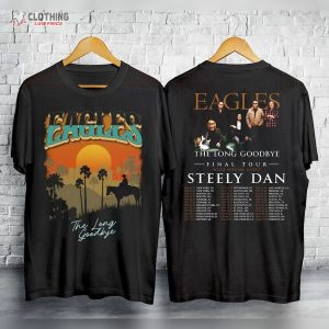 Eagles The Long Goodbye Music Tour 2023 Shirt
