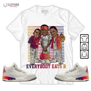Eats Unisex Shirt, J Balvin Jordan 3S Tee, Jordan 3 J Balvin T-Shirt