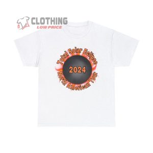 Eclipse Concert 2024 Merch Total Solar Eclipse North American Tour 2024 Tee 2