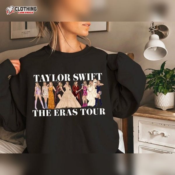 Embrace The Eras, Taylor Swiftie Tour Sweatshirt Collection