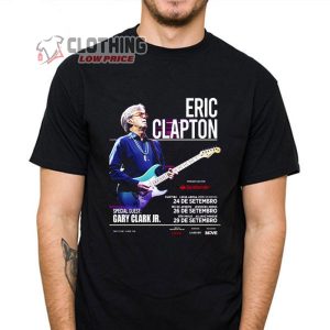 Eric Clapton Tour 2024 With Gary Clark Jr Merch, Eric Clapton Way To Brazil In 2024 Fan Gifts Classic T-Shirt