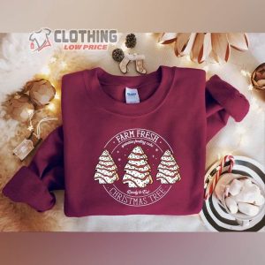 Farm Fresh Christmas Shirt Christmas Cake3