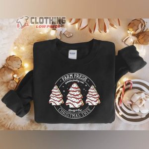 Farm Fresh Christmas Shirt Christmas Cake4