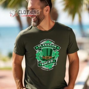 Flanagan Squad St Patrick’S Day T-Shirt, Happy Go Lucky Sweatshirt, St Patrick’s Day Shirt, Lucky Charm Gift