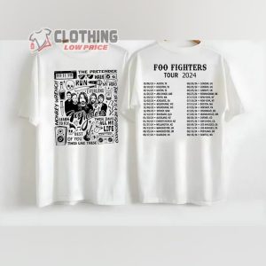 Foo Fighters Tour 2024 Shirt Foo Fighters Mer