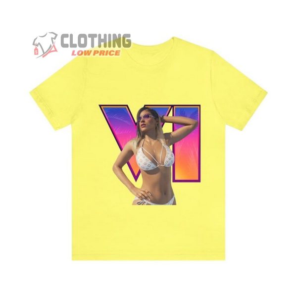 GTA 6 Lucia T-Shirt, GTA 6 Official Game Release, GTA 6 Shirt, Grand Theft Auto Tee, Gift For Gamer