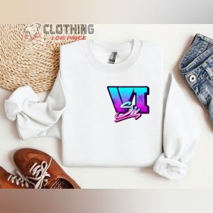 GTA 6 Official Logo Hoodie, GTA 6 Official Game Release, GTA 6 Shirt, Grand Theft Auto Tee, Gift For Gamer