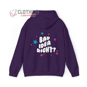 GUTS world tour 2024 Hoodie Olivia Rodrigo Bad Idea Right Hoodie Olivia Rodrigo Tour 2 Sides Shirt4