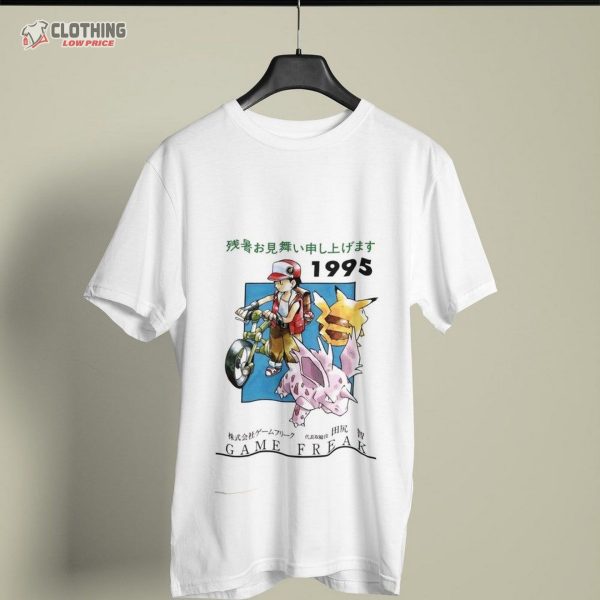Gamefreak Inspired Vintage Graphic Tee Anime T-Shirt Nostalgic