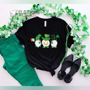 Gnomes St Patrick’S Day T-Shirt, Saint Patrick’S Day Tee, Gnomes Lucky Shirt, St Patrick’s Day Shirt, Lucky Charm Gift